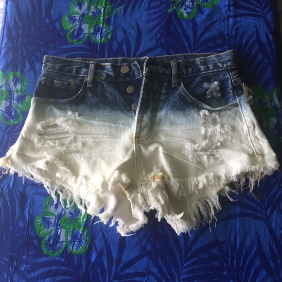 Mustard Seed Pants - Mustard seed ombré shorts
